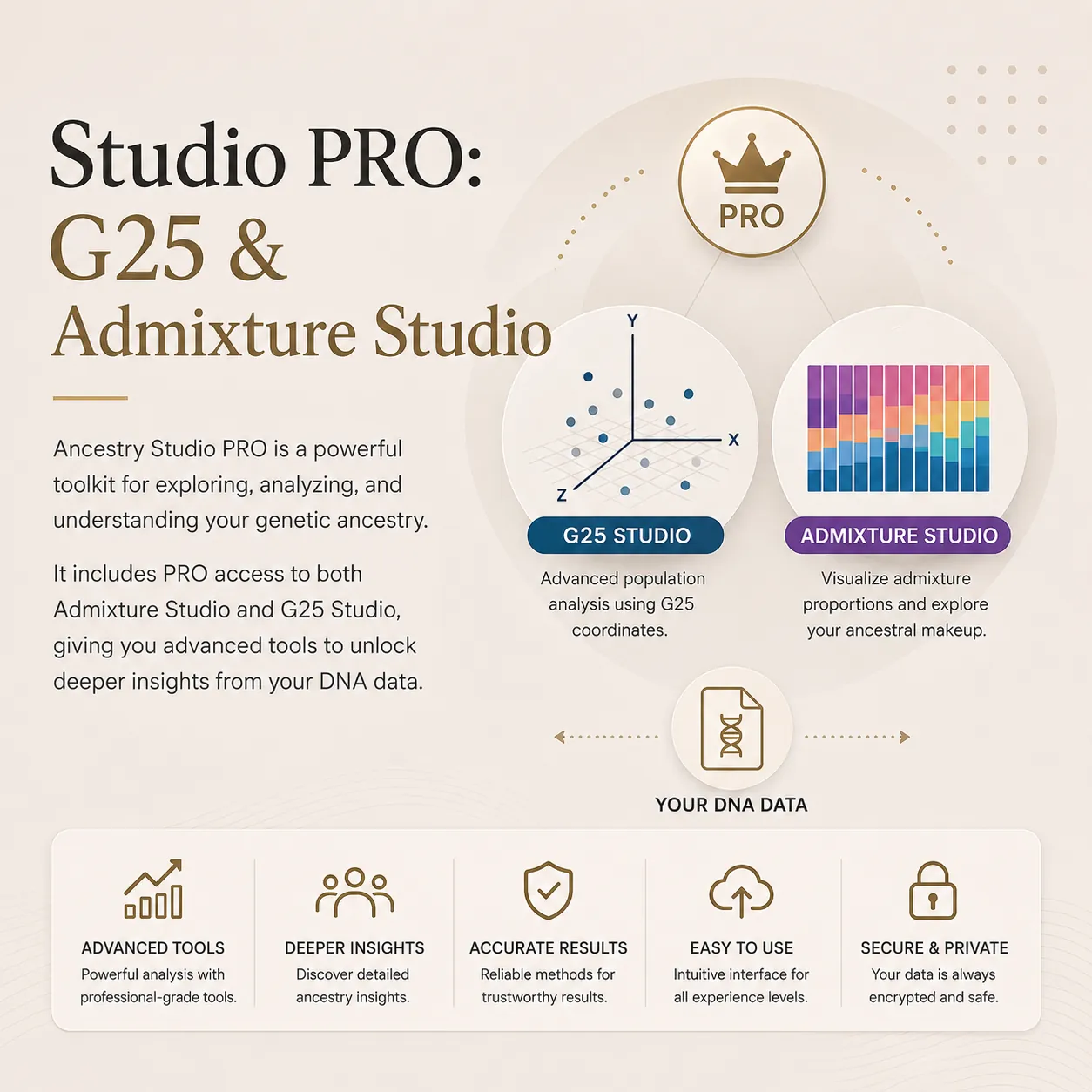 Studio PRO: G25 & Admixture Studio